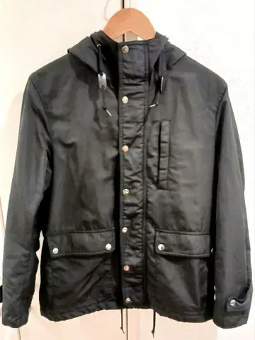 나노 유니버스 블루종 후드 부착 블랙 남성용 M 사이즈