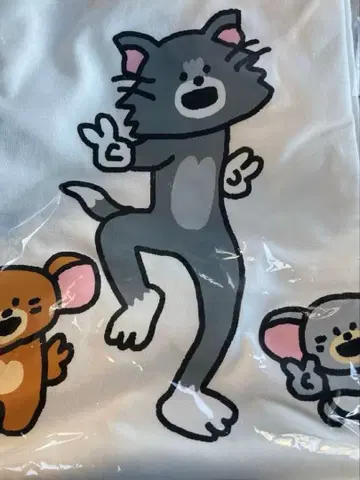 미개봉 새상품 톰과 제리 Happy 복권 T셔츠