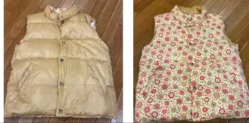 미사용 새상품 BEAMS BOY 2WAY 다운 베스트