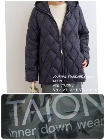 [ 새상품 ] 별주 [ TAION / 타이온 ] 후드 다운 코트