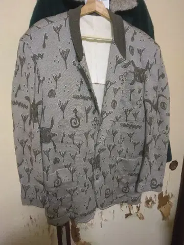 80s 필기 택 이세이 미야케 자켓