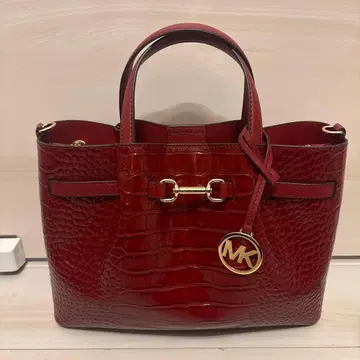 마이클코어 크로커다일풍 토트백