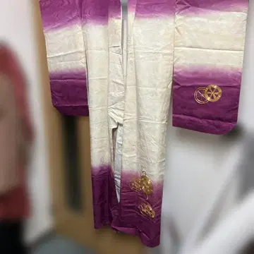 호몬기 보라색과 화이트 그라데이션