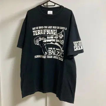 BALZAC Terrifying Tour 2002 티셔츠 XL 블랙
