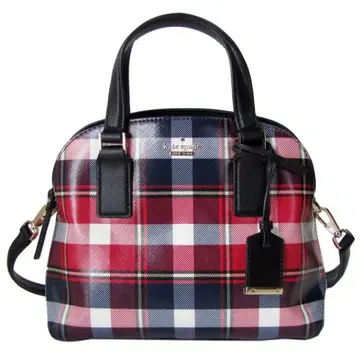 미사용 새상품 케이트 스페이드 백 체크 무늬