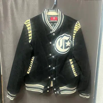 CREAM SODA 코듀로이 바시티 자켓