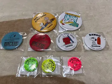 새상품 하와이 스누피 서프샵 캔뱃지 snoopy hawaii