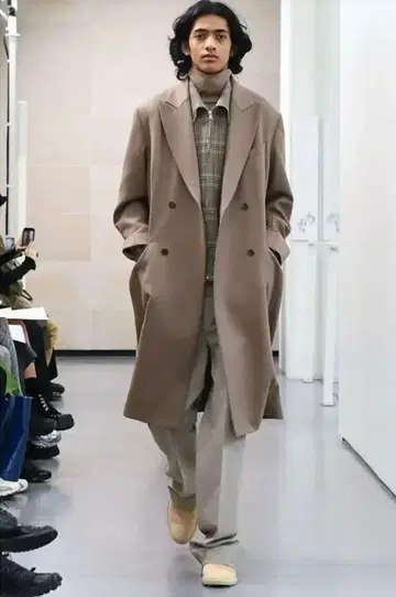 AURALEE 19aw 멜톤 코트 사이즈 4