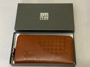 [ 하자있는 미사용 새상품 ] 노무라 슈헤이 가죽 장지갑 토끼