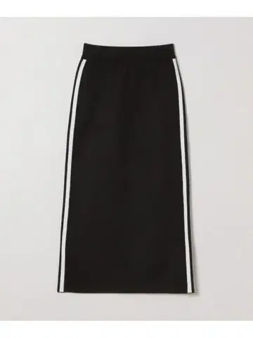 지나시스 [ Les Fleurs ] 라인 니트 스커트 JEANASIS