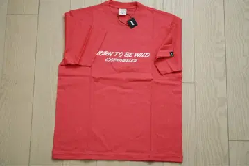 [새상품] 루프 휠러 그래픽 T셔츠 핑크 L