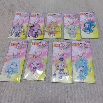 SD 프리큐어 아크릴 키링 원더풀 프리큐어 & 너와 아이돌 프리큐어