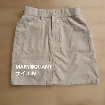 MARY QUANT 코듀로이 미니 스커트 M 사이즈