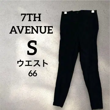 7TH AVENUE [ S ] 캐주얼 허리밴딩 스키니 팬츠 블랙