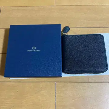 BEAMS HEART 접이식 지갑 블랙