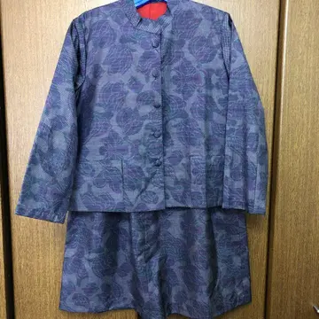 오시마 명주 스커트 셋업