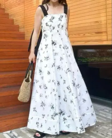 프레이 아이디 와이드 스트랩 스티치 원피스