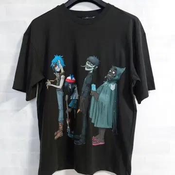 H&M 고릴라즈 티셔츠 Gorillaz 밴드 락 레어