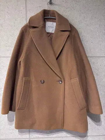 emmi 오버 사이즈 울 코트 자켓 p 코트 사이즈 1