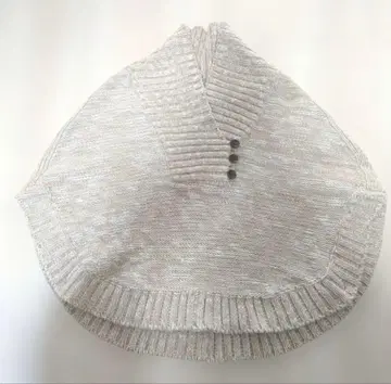 MAYSON GREY (메이슨 그레이) 베이지 니트 판초 케이프 코트