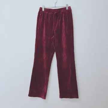 라드 뮤지션 팬츠 허리밴딩 벨로아 캐주얼 스트레치 M