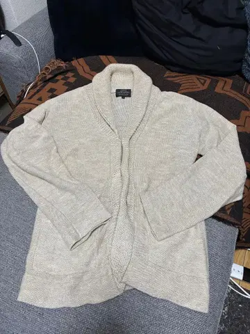 UNITED ARROWS 베이지 니트 가디건 S