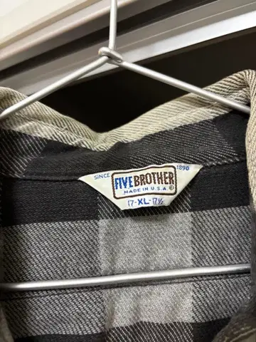 파이브 브라더스 플란넬 셔츠 - XL 초특가