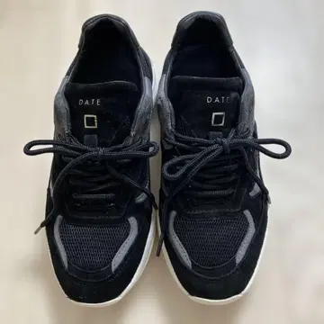 D.A.T.E. FUGA 블랙 스니커즈 36
