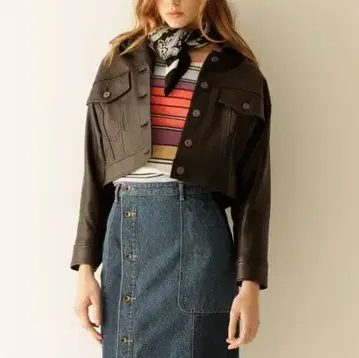 그레이스 콘티넨탈 가죽 자켓