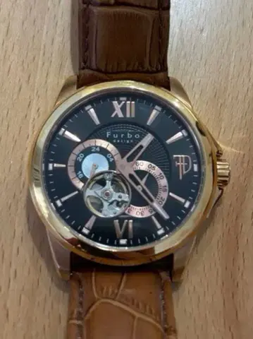 Furbo 자동 와인딩 손목시계 골드