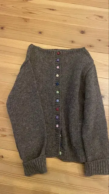 니트 가디건 페루 니트