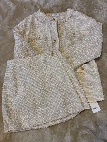 미사용 새상품 택 포함 스나이델 SNIDEL 오버 사이즈 트위드 자켓