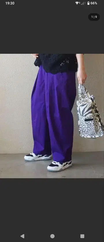 저널 스탠다드 랙 트윌 카므팬츠 퍼플