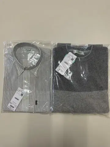 [ 새상품 ] 크로커다일 셔츠와 니트 세트