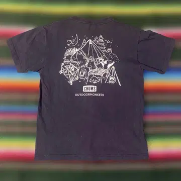 CHUMS 아웃도어 몬스터 T셔츠
