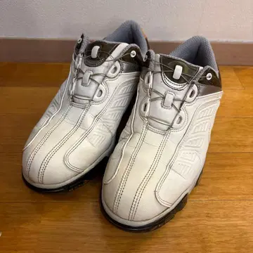 FootJoy 골프화 화이트/브라운