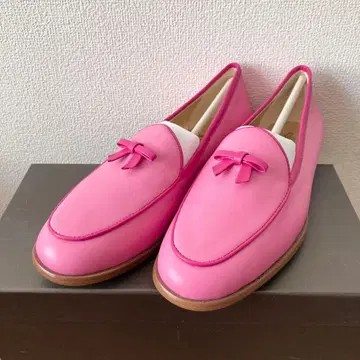 [ 미사용 새상품 ] ARTESANOS 플랫슈즈 리본 핑크 37