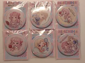 HIMEHINA 신작 일러스트 캔뱃지 전반ver. 총 6종 컴플리트