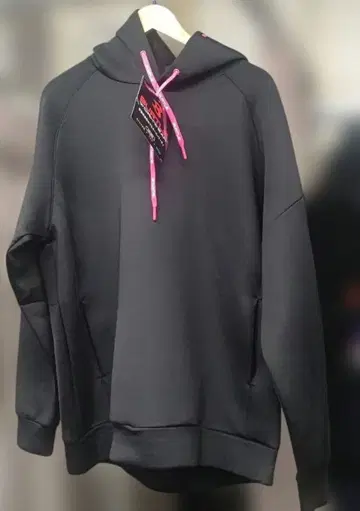 BURTLE 4095 에어 테크 후디 XXL 블랙/핑크