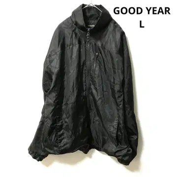 GOOD YEAR 후드 부착 자켓 블랙 L 남성용