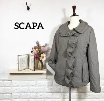 SCAPA 프릴 다운 코트 M