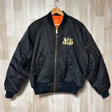 산토리 매그넘 드라이 ma-1 플라이트 자켓 블랙 맥주 기업 상품