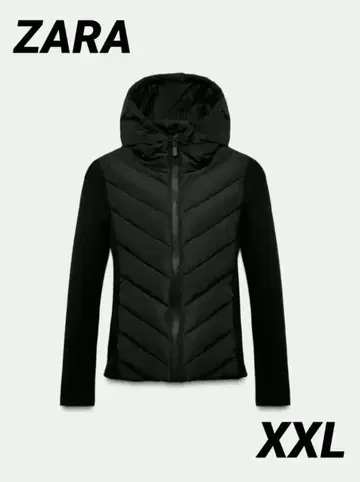 ZARA 대비 퍼프 자켓 후드 부착