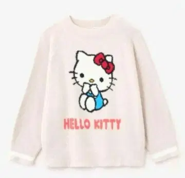 새상품 4L 헬로키티 시마무라 풀오버 복슬복슬 룸웨어