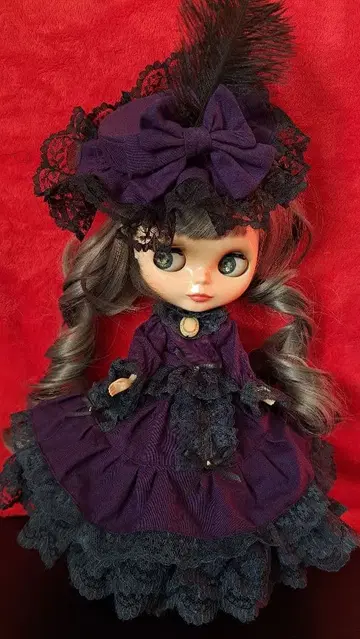 브라이스 아웃핏 사교계 드레스 보라색