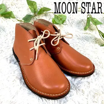 [새상품급] 문스타 처카 부츠 가죽 카멜 23.0cm