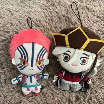 아카자 도우마 라운드원 봉제 인형 귀멸의 칼날