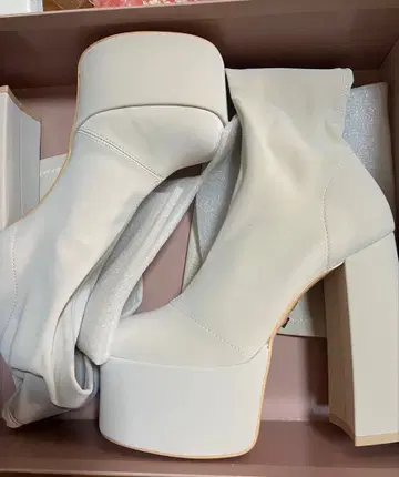 다리치 롱 부츠 아이보리