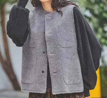 니코앤드 리버서블 무스탕 보아 베스트