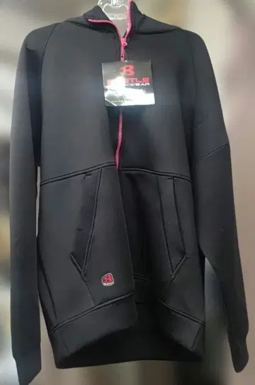 BURTLE 4110 후드티 XXL 블랙/핑크